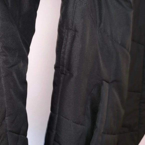 BCBGMaxAzria Black Down Full Zip Puffer Winter Coat Medium Women’s - Picture 6 of 10